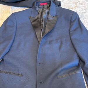 Alfani Midnight Blue Tuxedo with Black Lapels